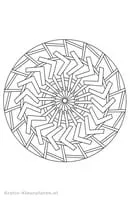 Mandalas Geo kleurplaat 10